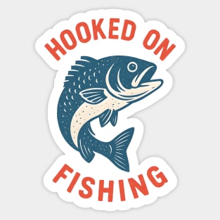 Hooked On Fishing Sticker
